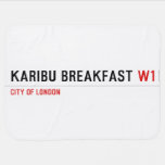 karibu breakfast  Baby Blanket
