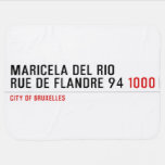Maricela del Rio Rue de Flandre 94  Baby Blanket