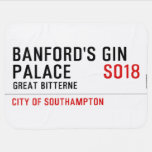 Banford's Gin  Palace  Baby Blanket