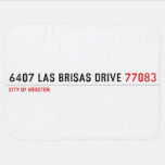 6407 Las Brisas Drive  Baby Blanket