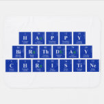 Happy 
 Birthday
 Christine  Baby Blanket