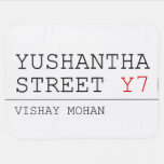 Yushantha  Street  Baby Blanket