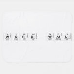 Word Wall  Baby Blanket