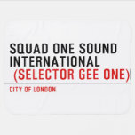 SQUAD ONE SOUND INTERNATIONAL   Baby Blanket