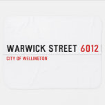 Warwick Street  Baby Blanket