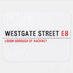 Westgate Street  Baby Blanket