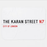 The Karan street  Baby Blanket