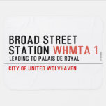 BROAD STREET STATION  Baby Blanket