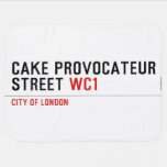 CAKE PROVOCATEUR  STREET  Baby Blanket