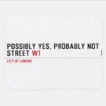 Possibly yes, probably not  Street  Baby Blanket