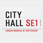 CITY HALL  Baby Blanket