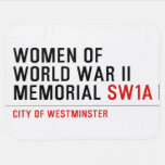 women of world war II memorial  Baby Blanket
