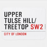 Upper  tulse hill/ Treetop  Baby Blanket