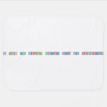 I think luv inspires science its all chemistry  Baby Blanket