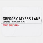 Gregory Myers Lane  Baby Blanket