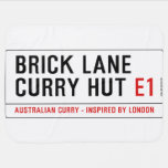 Brick Lane  Curry Hut  Baby Blanket