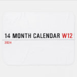 14 month calendar  Baby Blanket