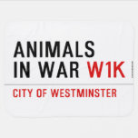 animals in war  Baby Blanket