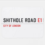 Shithole Road  Baby Blanket
