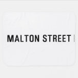 Malton Street  Baby Blanket