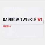 rainbow twinkle  Baby Blanket