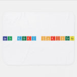Beth Merry Christmas  Baby Blanket