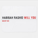 Habibah Rashid  Baby Blanket