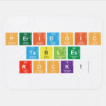 PERIDOIC
 TABLES
 ROCK!  Baby Blanket