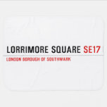 Lorrimore Square  Baby Blanket