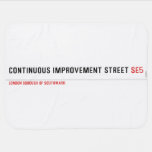 Continuous Improvement Street  Baby Blanket