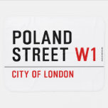 Poland Street  Baby Blanket