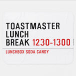 Toastmaster Lunch break  Baby Blanket