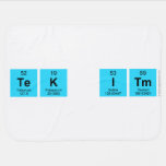 Tek it  Baby Blanket