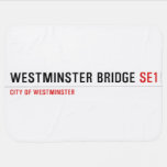 Westminster Bridge  Baby Blanket