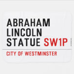 abraham lincoln statue  Baby Blanket