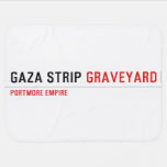 GAZA STRIP  Baby Blanket