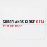 Gorselands Close  Baby Blanket