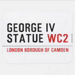 george iv statue  Baby Blanket