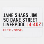 JANE SHAGS JIM 50 DANE STREET LIVERPOOL  Baby Blanket