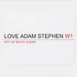 Love adam stephen  Baby Blanket