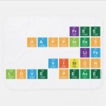free 
 happiness
 life 
 vision 
 love peace  Baby Blanket