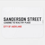 SANDERSON STREET  Baby Blanket
