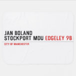 Jan Boland Stockport MDU  Baby Blanket