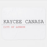 kaycee canasa  Baby Blanket