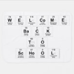 Welcome
 Back
 to
 school  Baby Blanket