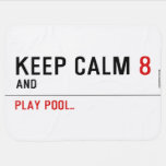 KEEP CALM  Baby Blanket