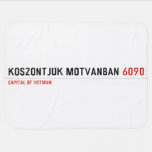 Köszöntjük Mótvánban  Baby Blanket