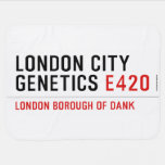 LONDON city genetics  Baby Blanket