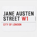 Jane Austen Street  Baby Blanket