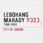 LEBOHANG MAHADY  Baby Blanket